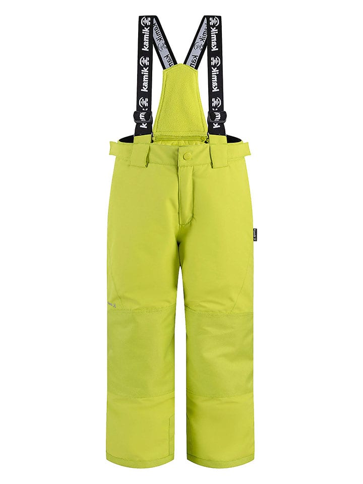 Kamik Spodnie narciarskie "Harper" w kolorze zielonym rozmiar: 122