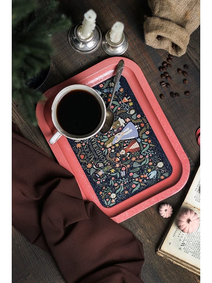 Violeta Home Taca w kolorze jasnoróżowo-czarnym - 30,7 x 23,3 cm rozmiar: onesize