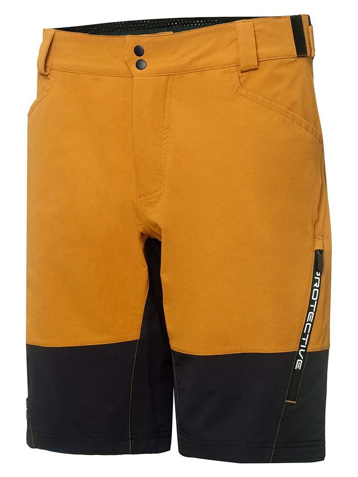 Protective Bermudy funkcyjne "Bounce 4.0" w kolorze żółto-czarnym rozmiar: XL