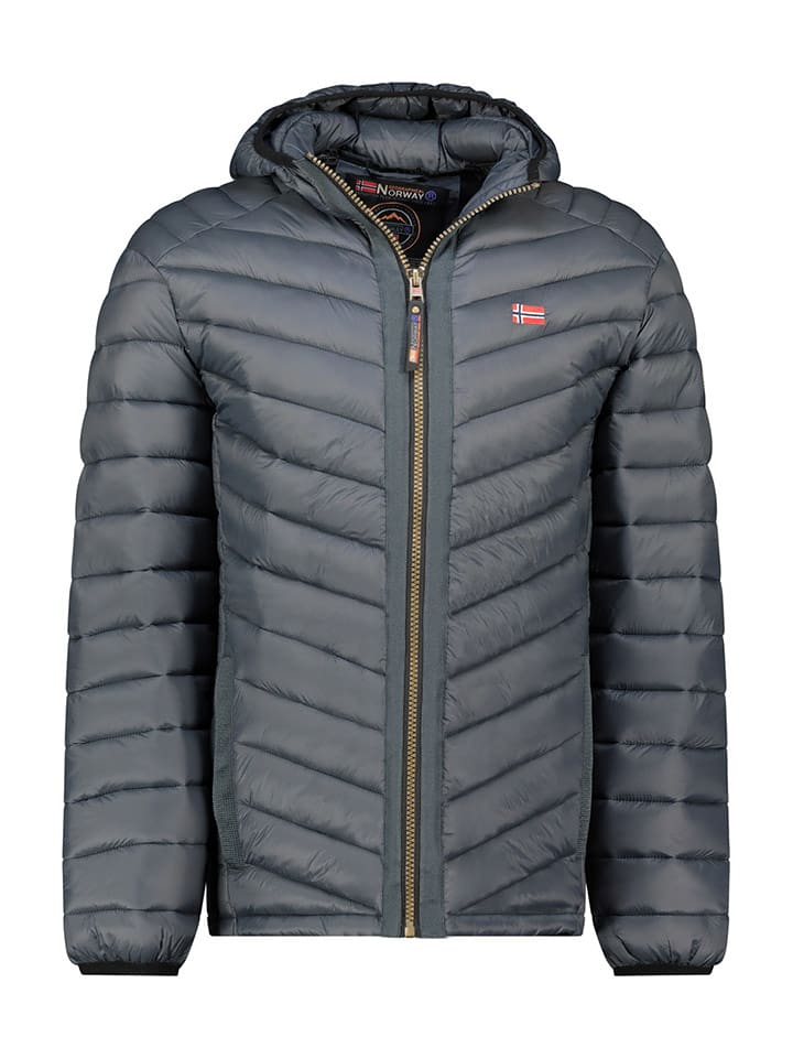 Geographical Norway Kurtka pikowana "Carliti" w kolorze ciemnoszarym rozmiar: 3XL