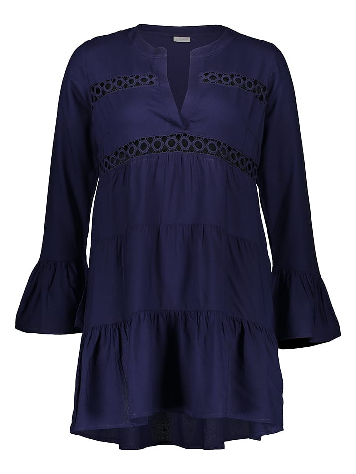 LASCANA Bluzka "Lola" w kolorze granatowym rozmiar: 44/46