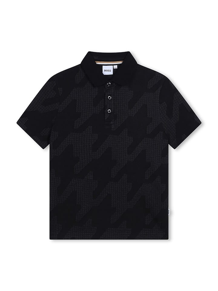 Hugo Boss Kids Koszulka polo w kolorze czarnym rozmiar: 152