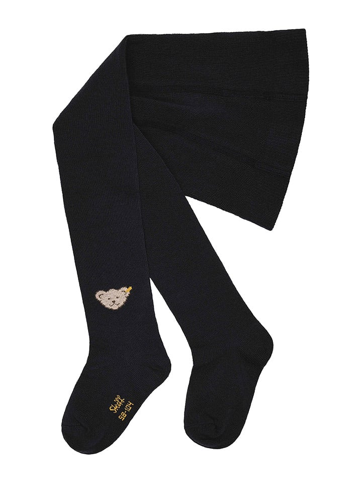 Steiff Rajstopy w kolorze czarnym rozmiar: 92