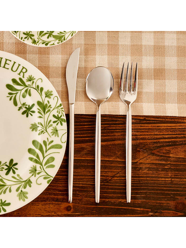 BELLA MAISON 18-częściowy zestaw sztućców w kolorze srebrnym rozmiar: onesize