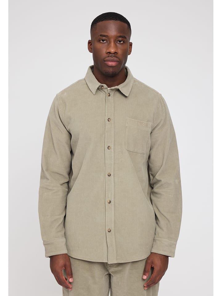 MAZINE Koszula sztruksowa w kolorze beżowym rozmiar: XL