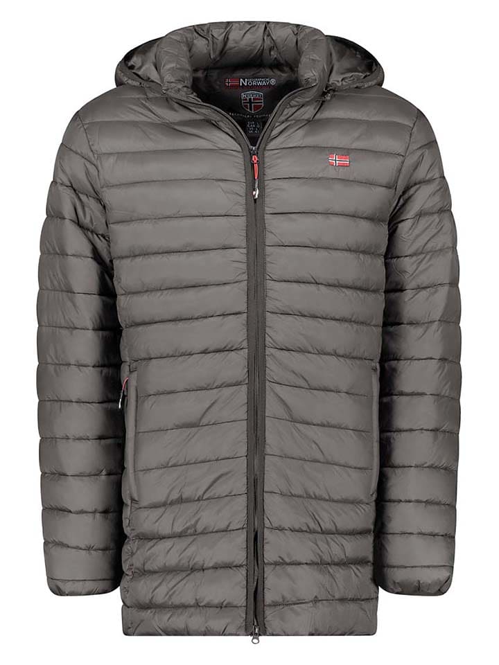 Geographical Norway Kurtka pikowana "Amigo" w kolorze szarym rozmiar: XXL