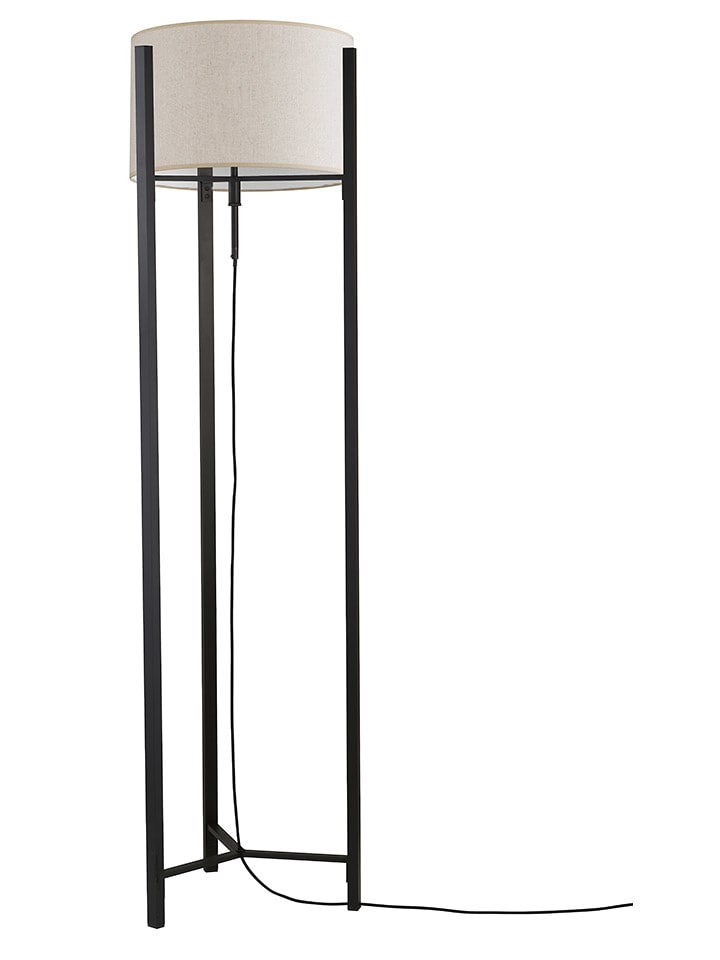 FISCHER & HONSEL Lampa stojąca "Gerd" w kolorze czarno-białym - wys. 160 cm rozmiar: onesize