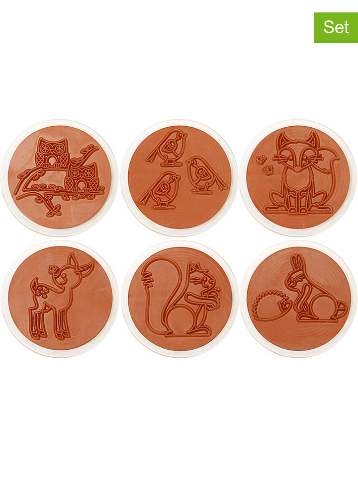 SUNNYSUE 6-częściowy zestaw dużych stempli - 3+ rozmiar: onesize