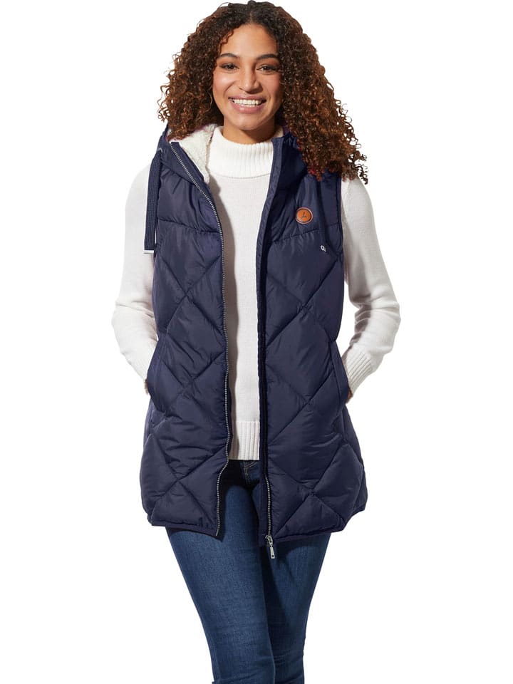 WITT WEIDEN Kamizelka pikowana w kolorze granatowym rozmiar: 42