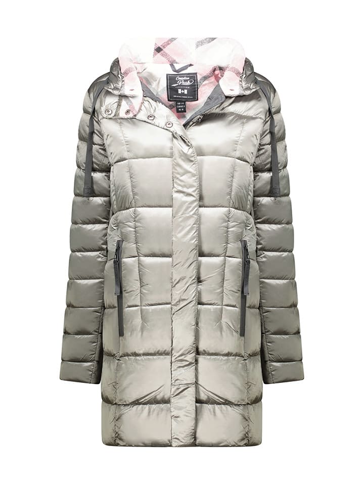 Canadian Peak Płaszcz zimowy "Bullieak" w kolorze jasnoszarym rozmiar: M