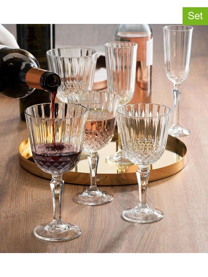 Violeta Home Kieliszki (6 szt.) do wina - 310 ml rozmiar: onesize