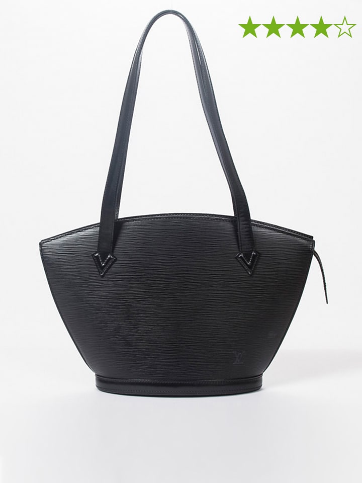 Louis Vuitton Skórzana torebka "Saint Jacques PM" w kolorze czarnym - 23 x 24 x 10 cm rozmiar: onesize