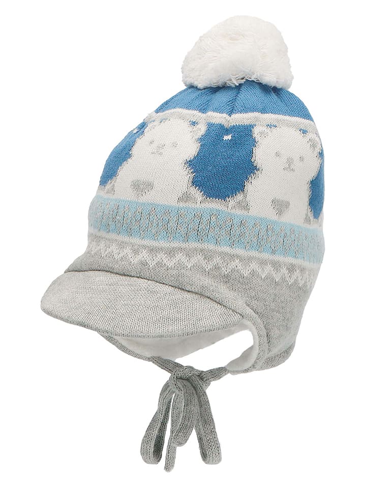 Sterntaler Czapka w kolorze szaro-niebieskim rozmiar: 41 cm