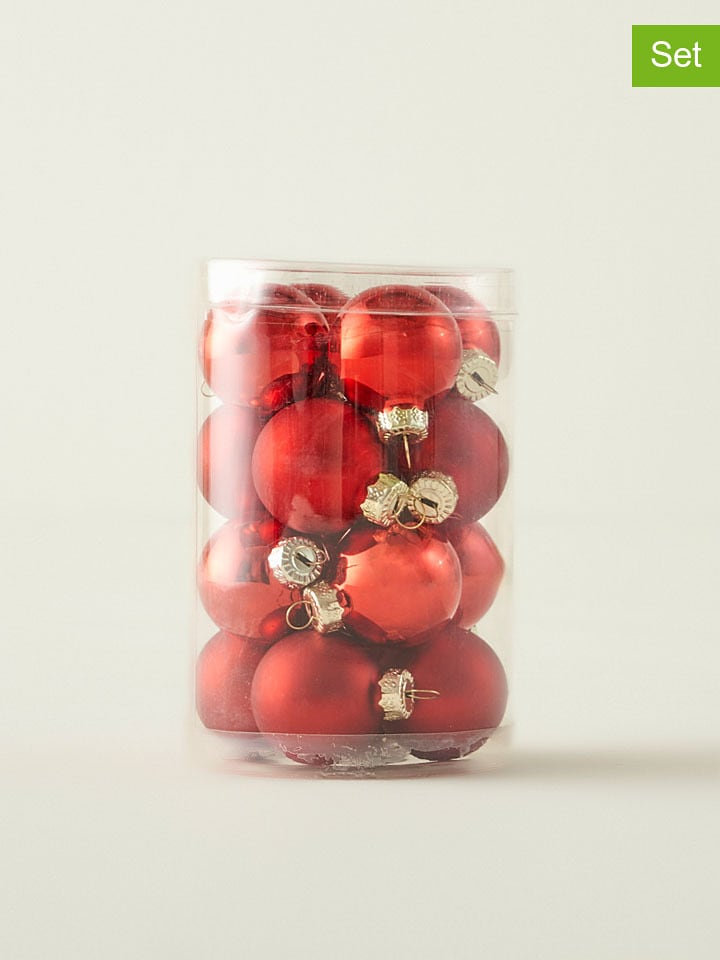 BELLA MAISON Bombki (16 szt.) w kolorze czerwonym rozmiar: onesize