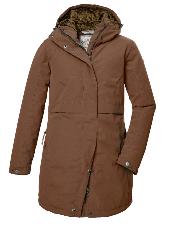 Killtec Parka funkcyjna w kolorze brązowym rozmiar: 46