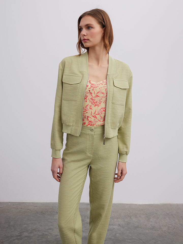 BGN Kurtka w kolorze jasnozielonym rozmiar: 40