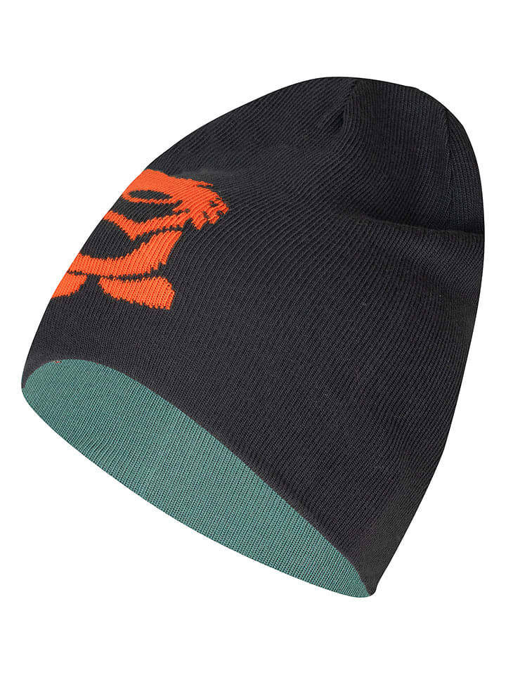 Trollkids Dwustronna czapka beanie "Troll" w kolorze czarno-niebieskim rozmiar: 52-56 cm