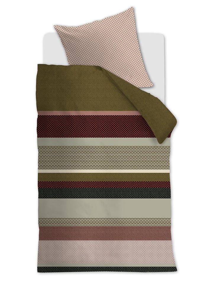 Beddinghouse Komplet pościeli satynowej "Heavenly" w kolorze zielonym rozmiar: 155x220 cm