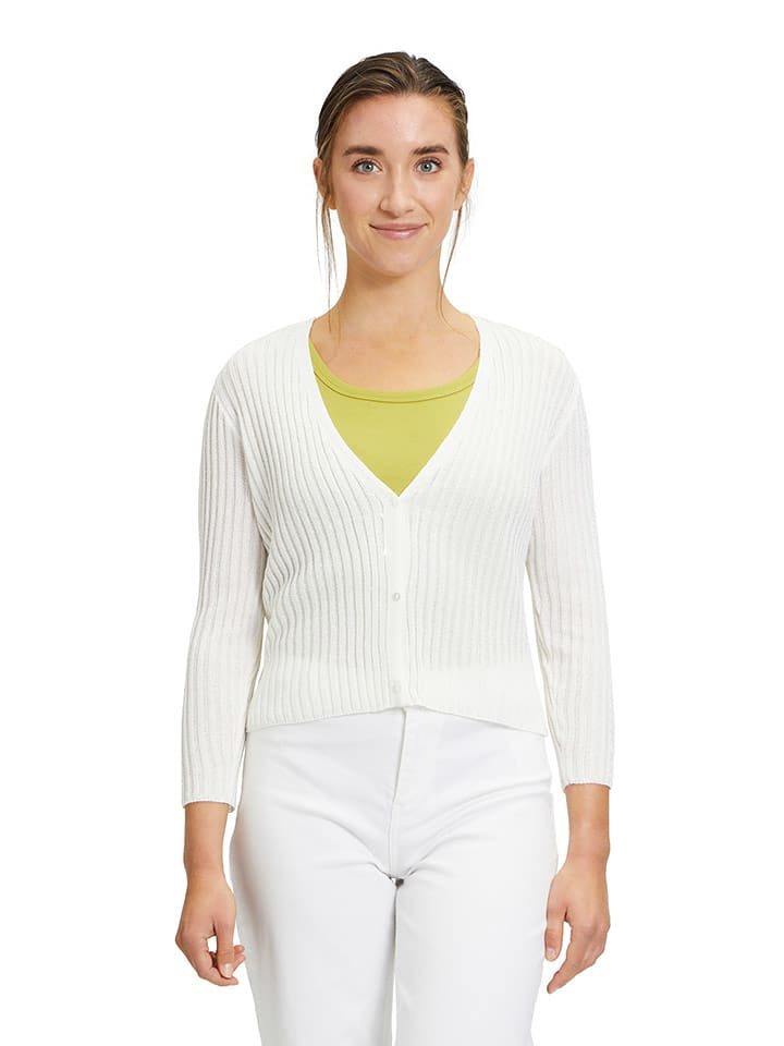 CARTOON Kardigan w kolorze białym rozmiar: 36