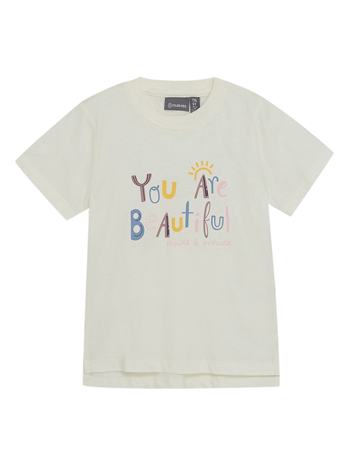 Color Kids Koszulka w kolorze białym rozmiar: 152