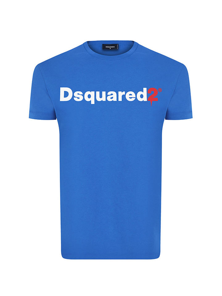 Dsquared² T-shirt w kolorze niebieskim rozmiar: XXL