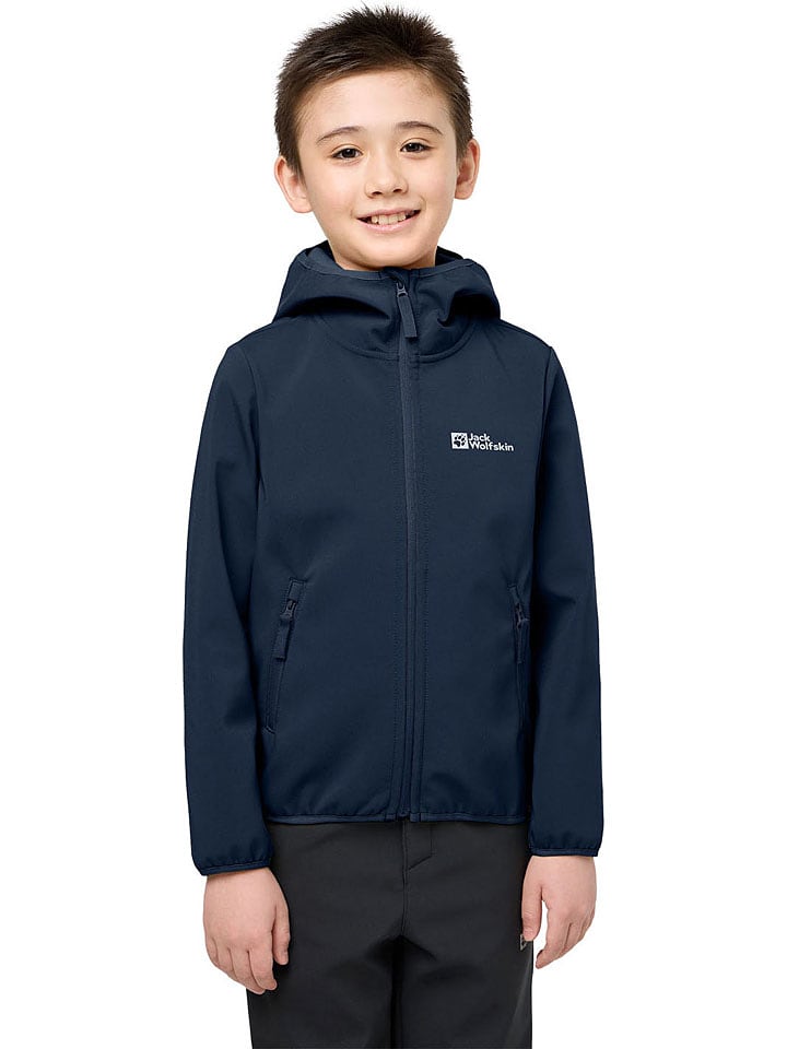 Jack Wolfskin Kurtka przejściowa w kolorze granatowym rozmiar: 128
