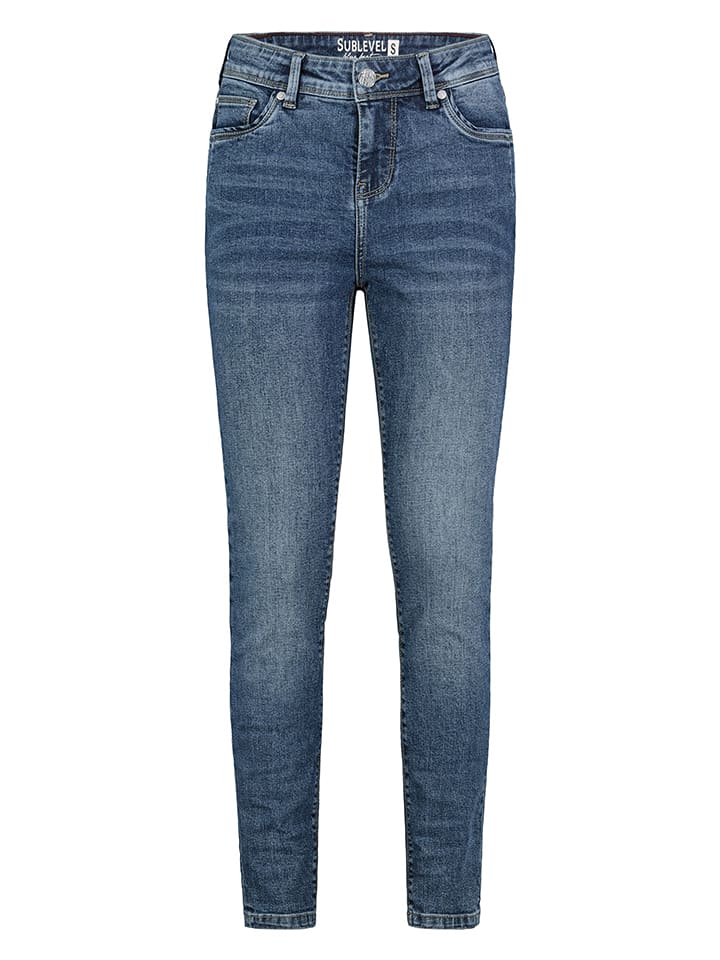 Sublevel Dżinsy - Skinny fit - w kolorze niebieskim rozmiar: M