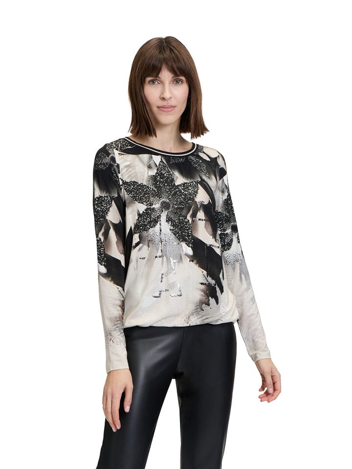 Betty Barclay Koszulka w kolorze czarno-kremowym rozmiar: 40