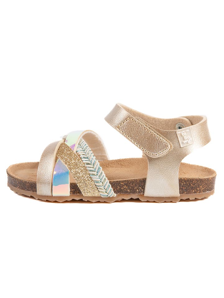 billowy Sandały "Rosso" w kolorze złotym rozmiar: 25