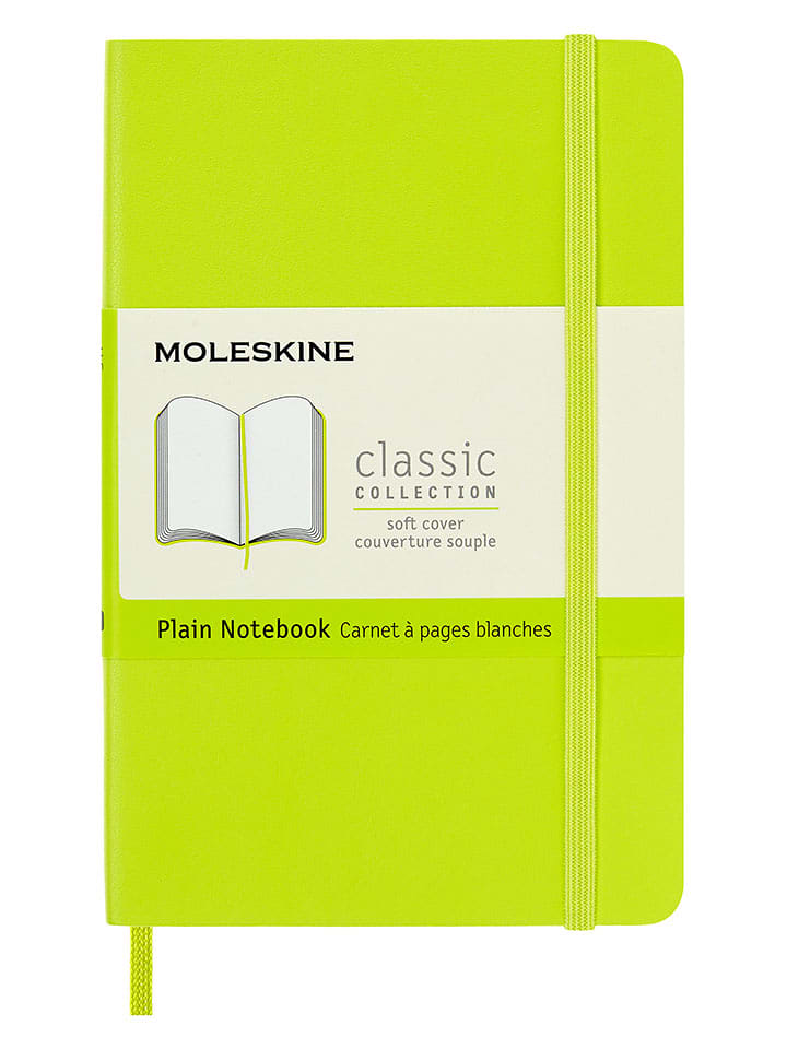 Moleskine Notatnik w kolorze limonkowym - 9 x 14 cm rozmiar: onesize