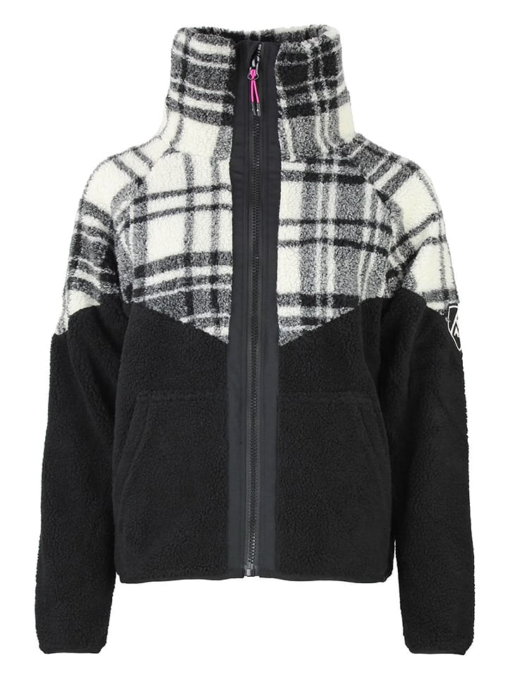 Peak Mountain Kurtka polarowa "Aliesse" w kolorze czarnym rozmiar: M