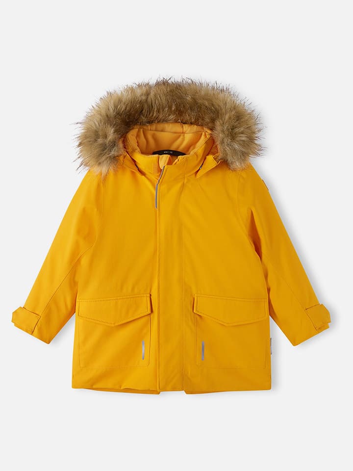 Reima Kurtka zimowa "Mutka" w kolorze żółtym rozmiar: 74