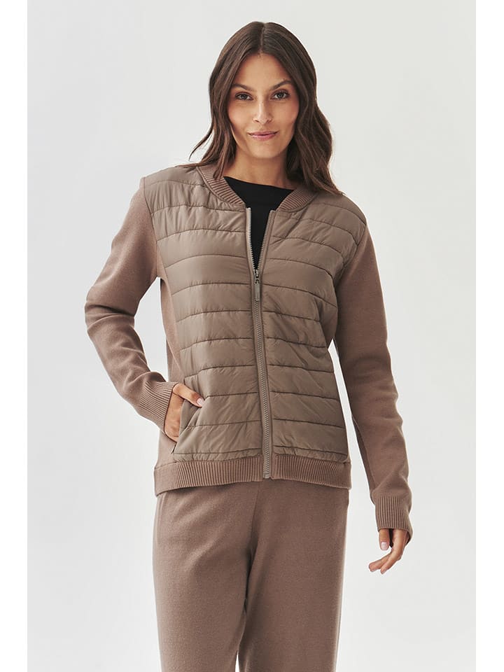 TATUUM Bluza w kolorze jasnobrązowym rozmiar: M