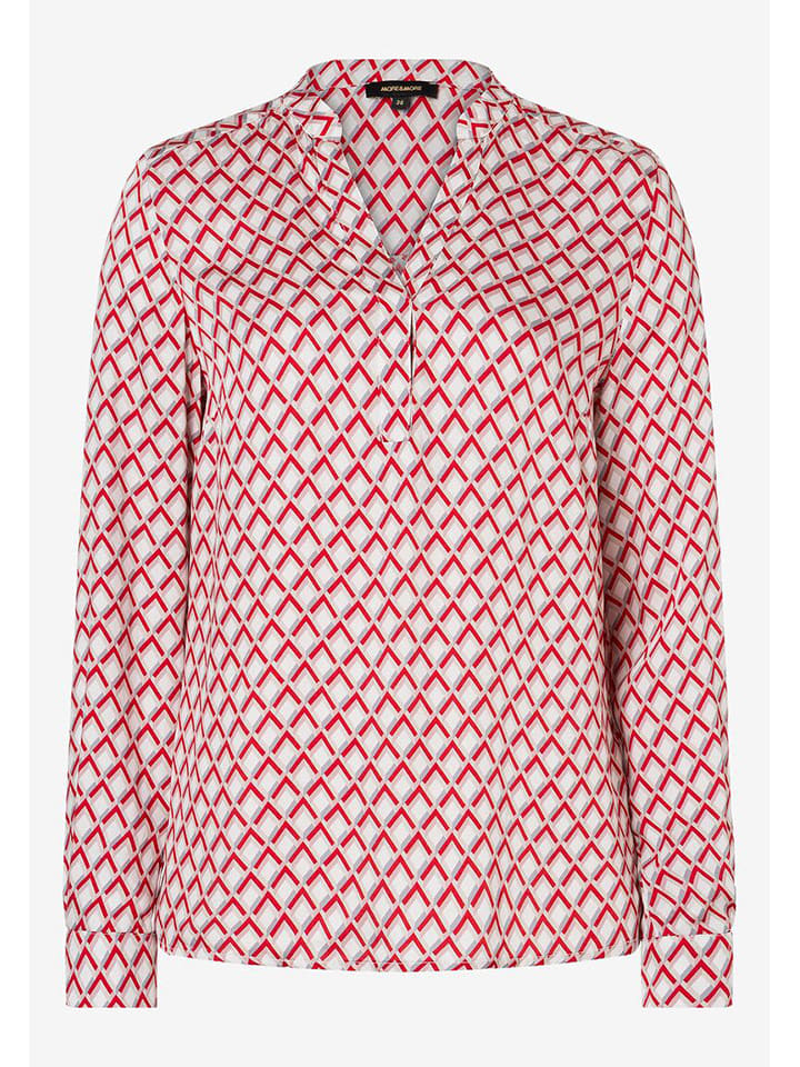 More & More Bluzka w kolorze czerwono-białym rozmiar: 40