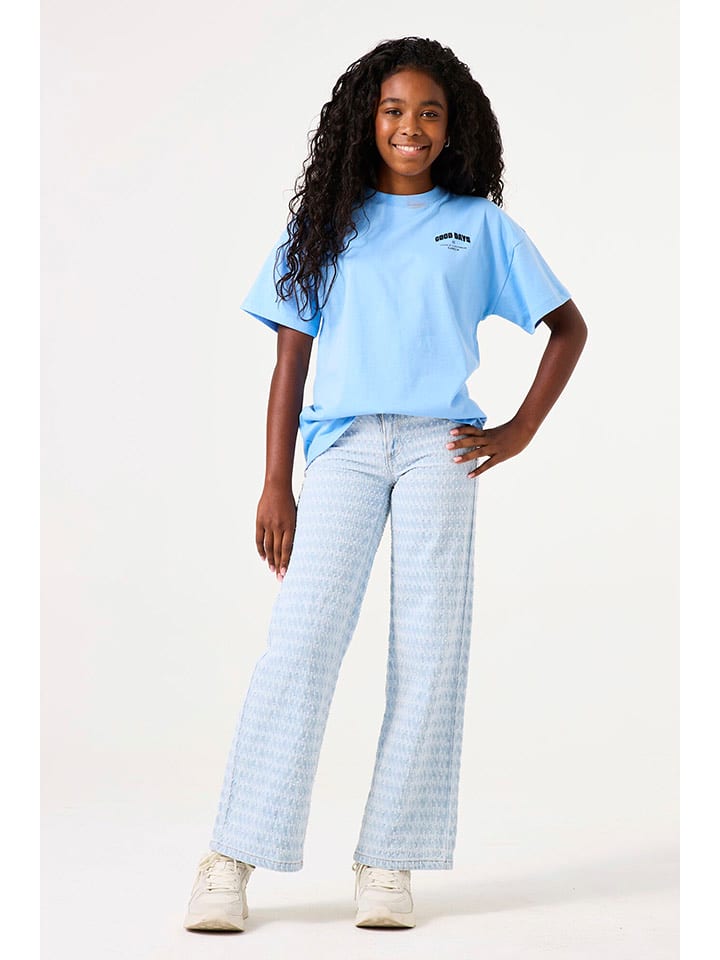 Garcia Koszulka w kolorze błękitnym rozmiar: 128/134