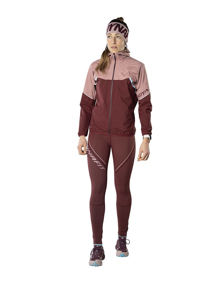 DYNAFIT Kurtka narciarska "Alpine GTX" w kolorze bordowo-jasnoróżowym rozmiar: L