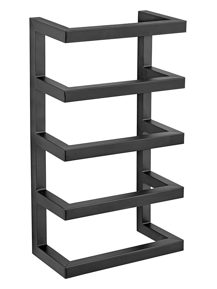 Wenko Stojak "Fondiro" w kolorze czarnym na ręczniki - 24 x 42 x 12 cm rozmiar: onesize