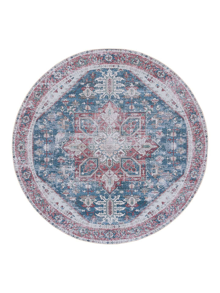 Safavieh Dywan "Tuscon" w kolorze niebiesko-czerwonym rozmiar: 183x274 cm