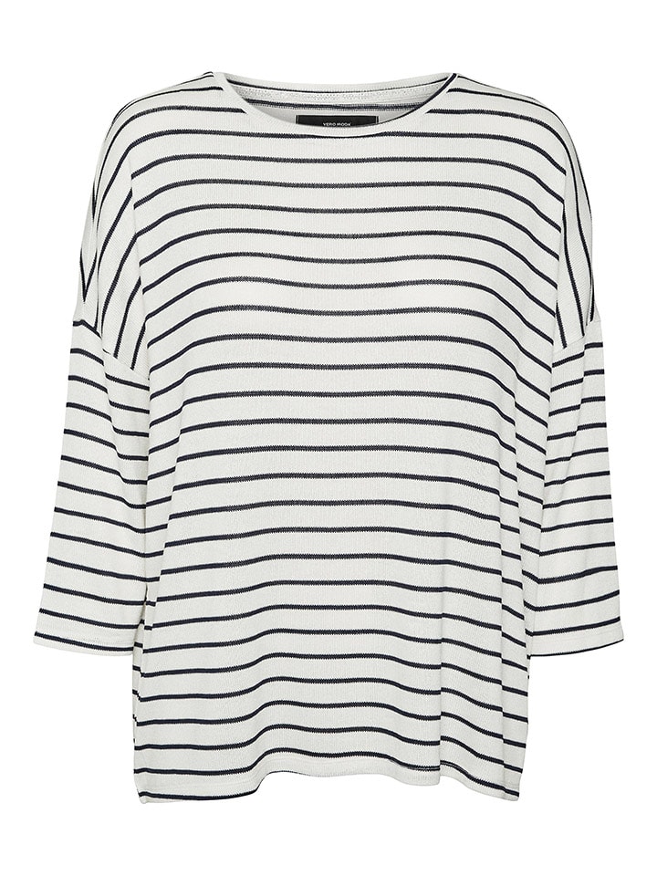 Vero Moda Sweter w kolorze czarno-białym rozmiar: XS