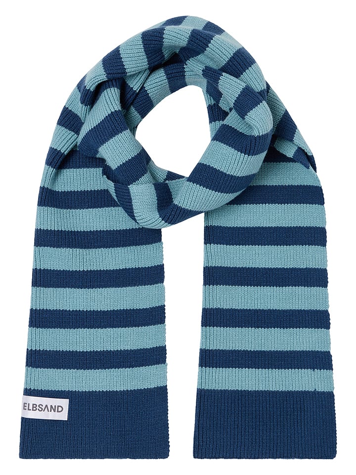ELBSAND Szal "Noelle" w kolorze granatowo-błękitnym rozmiar: onesize