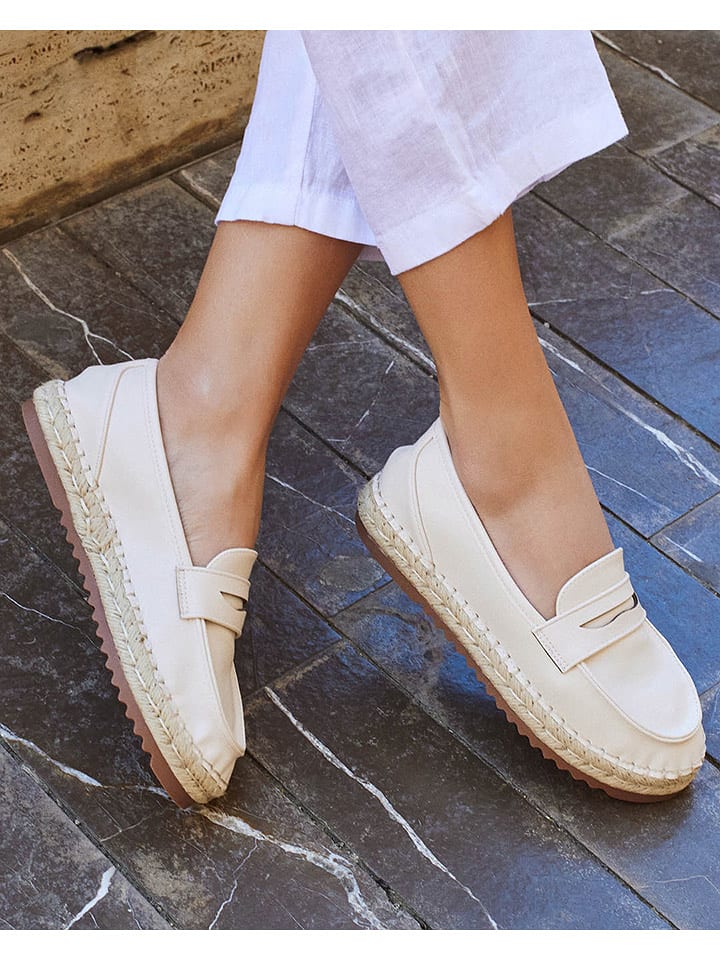 Bellucci Espadryle w kolorze kremowym rozmiar: 40