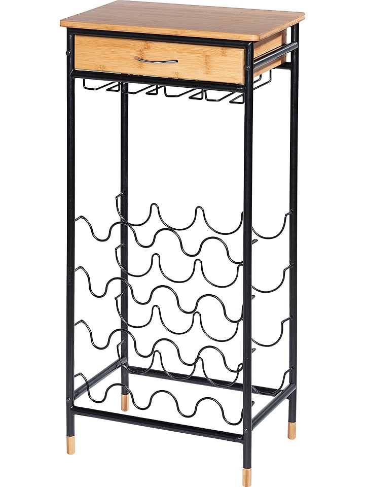Wenko Regał w kolorze jasnobrązowym na wino - 48 x 95 x 30 cm rozmiar: onesize