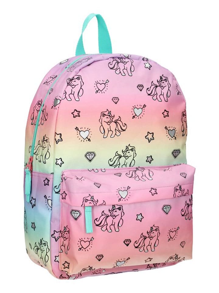 Milky Kiss Plecak "Milky Kiss Rainbows And Unicorns" ze wzorem - 27 x 36 x 12 cm rozmiar: onesize