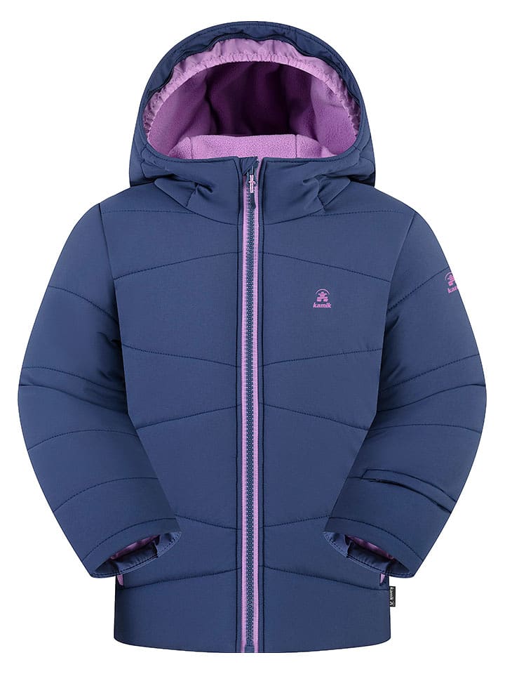 Kamik Kurtka zimowa "Zayda" w kolorze granatowym rozmiar: 128