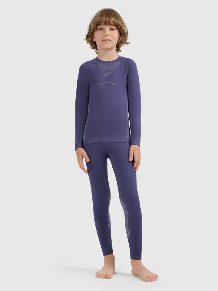 4F 2-częściowy zestaw bielizny termicznej w kolorze niebieskim rozmiar: 140/146