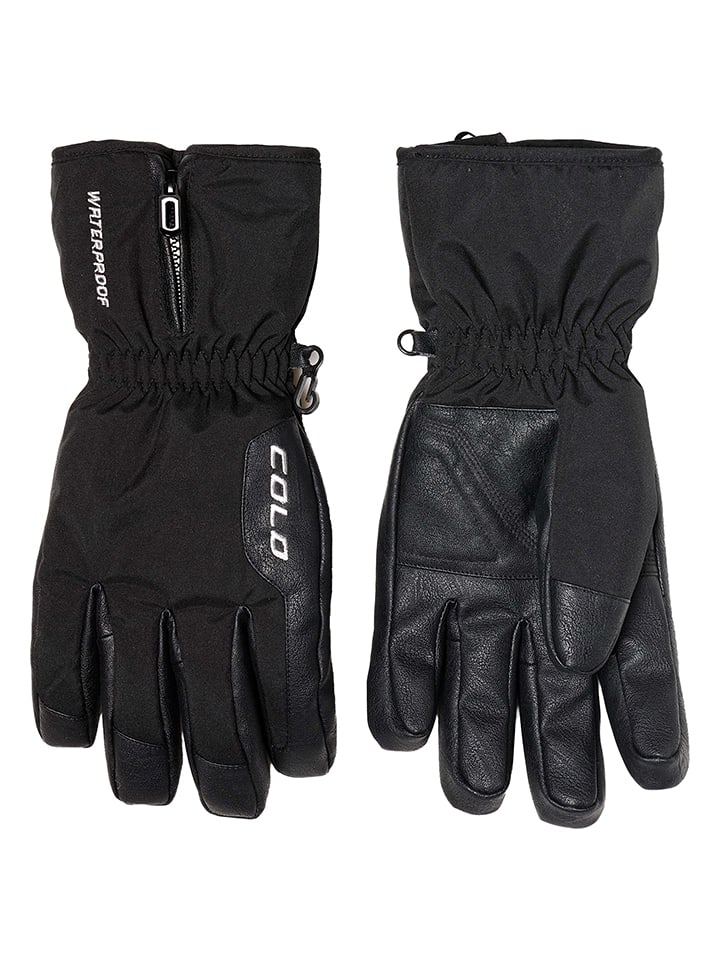 COLD Rękawice narciarskie "Phantom" w kolorze czarnym rozmiar: L