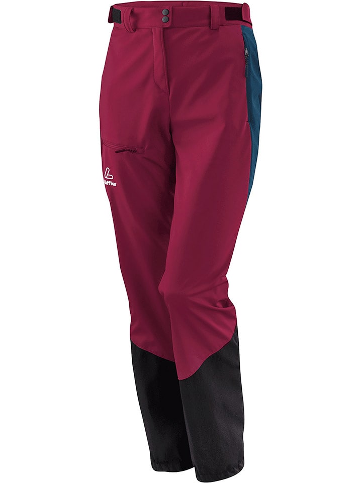 Löffler Spodnie turystyczne "Light" w kolorze czerwono-granatowym rozmiar: 42