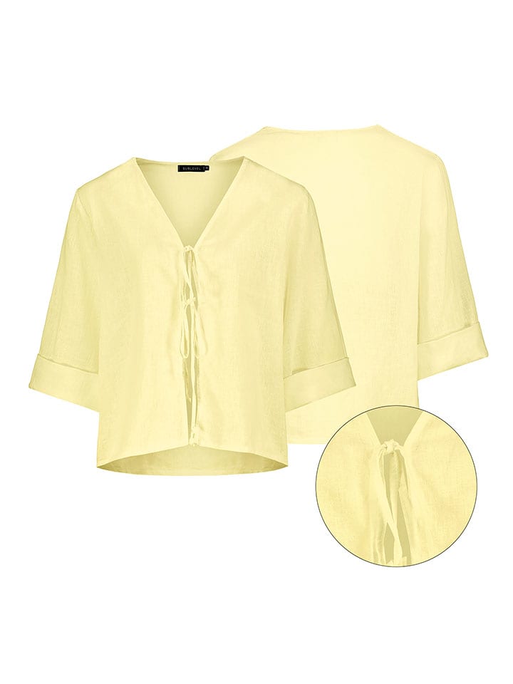 Eight2Nine Bluzka w kolorze żółtym rozmiar: M/L