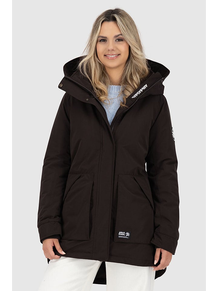 alife and kickin Parka "FloraAK" w kolorze brązowym rozmiar: M