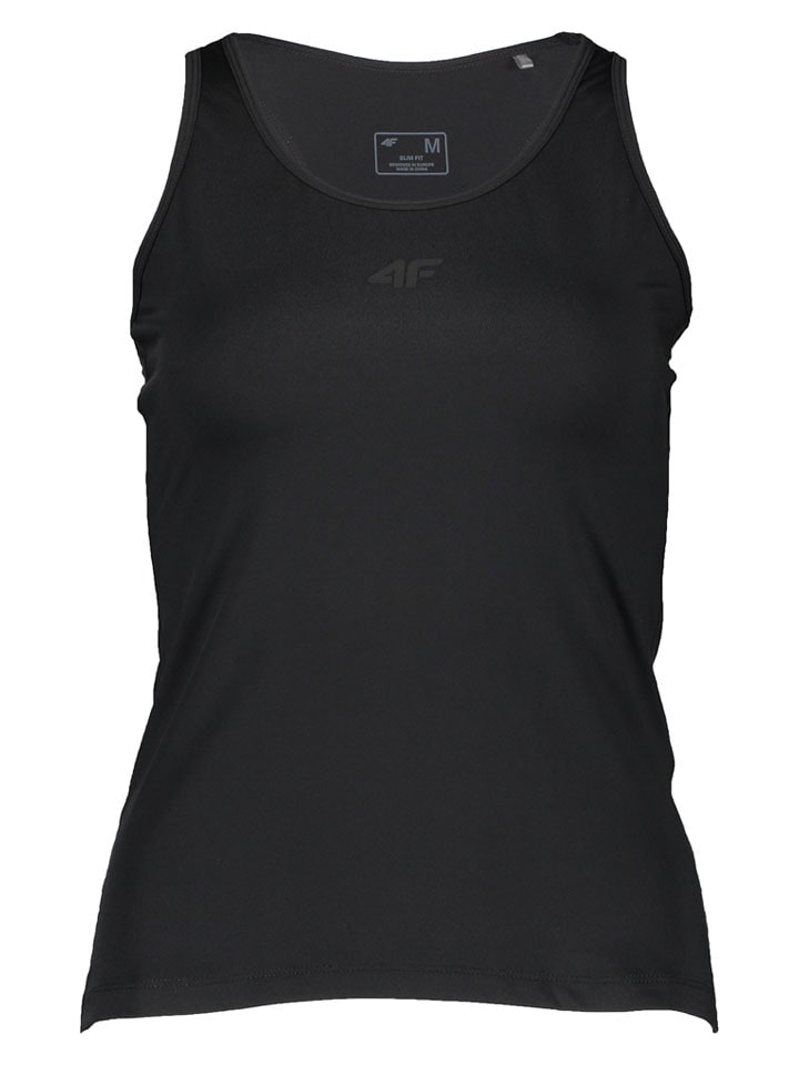 4F Top sportowy w kolorze czarnym rozmiar: M